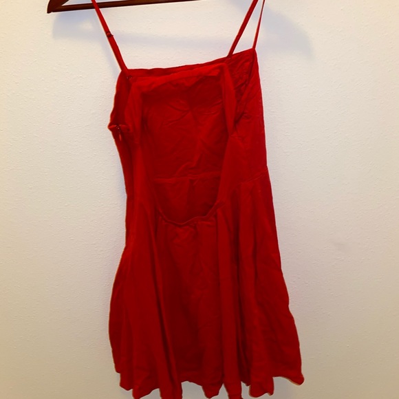 Red sun dress with cut out back. - Picture 2 of 2